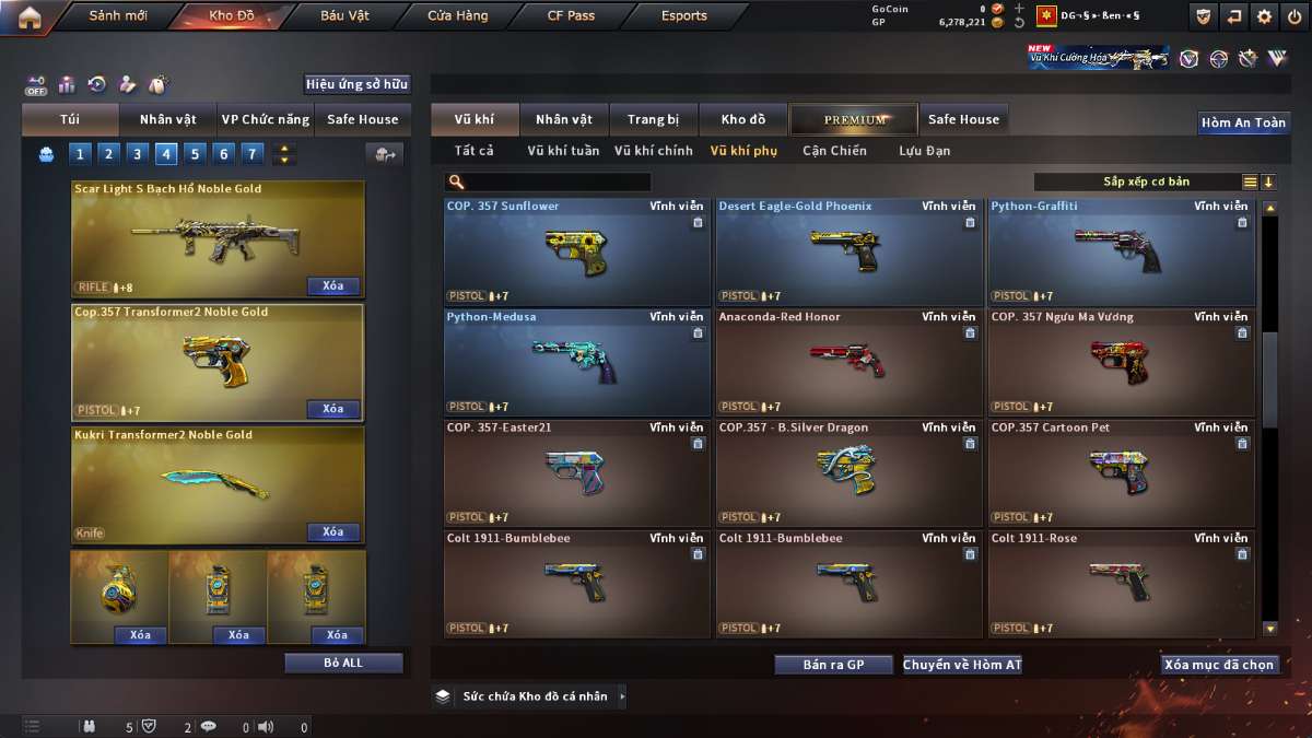 shop acc cf uy tin gia re